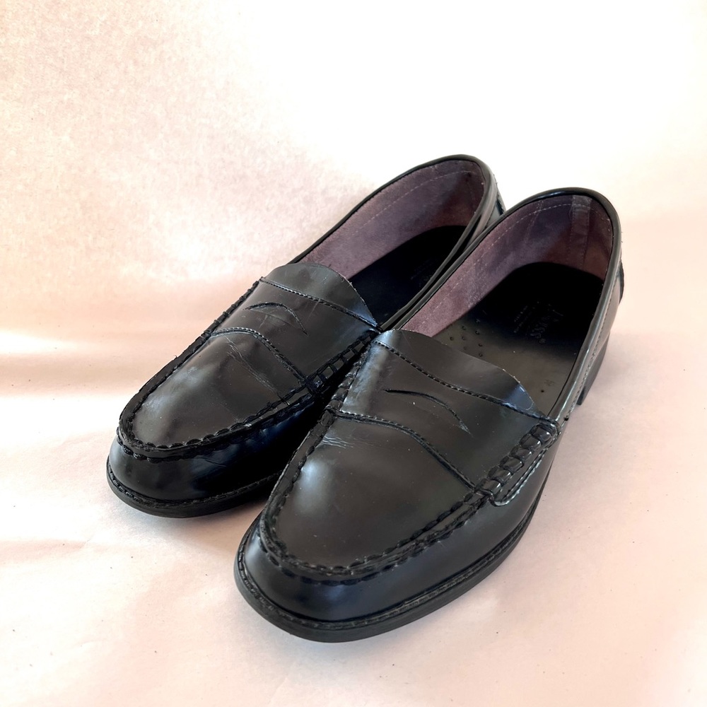 G.H. Bass & Co Black Leather Loafers